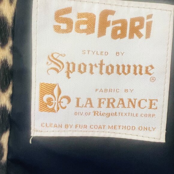 Vintage Leopard Safari Jacket Styled by Sportowne - Picture 3 of 6